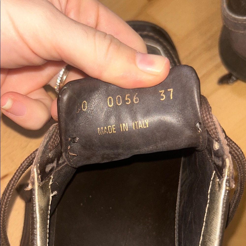 Louis Vuitton Brown Leather Sneakers - Picture 11 of 12